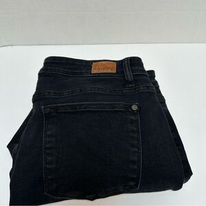 Judy‎ Blue Juliana Black Mid-Rise Skinny Leopard Patch Jeans 13/31 Style #82168